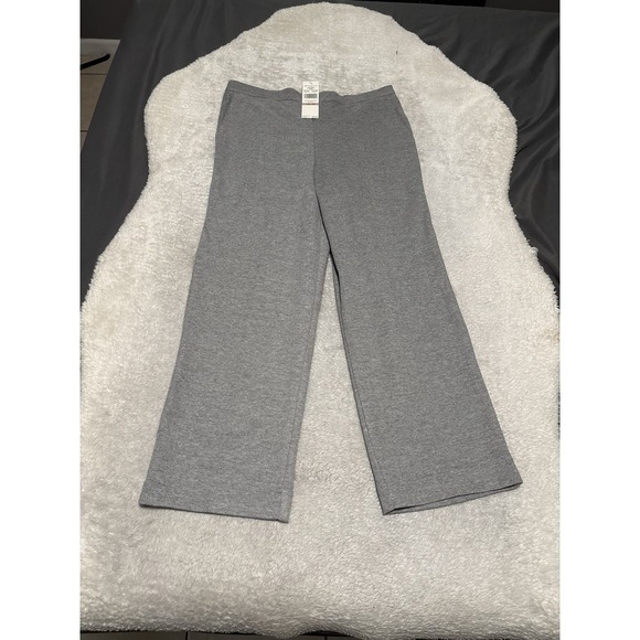 Alfred Dunner Pants - New Alfred Dunner‎ Play Gray Pull On Pants Proportioned Short Size 12